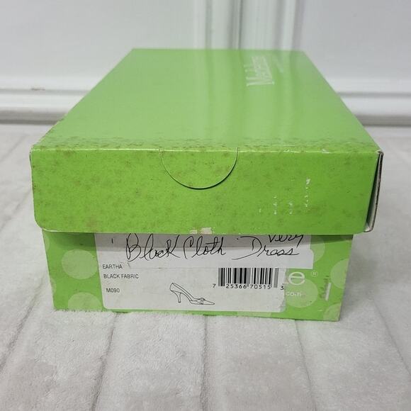 Madeline Eartha Black Fabric Heels - Size 9 M - Picture 7 of 10